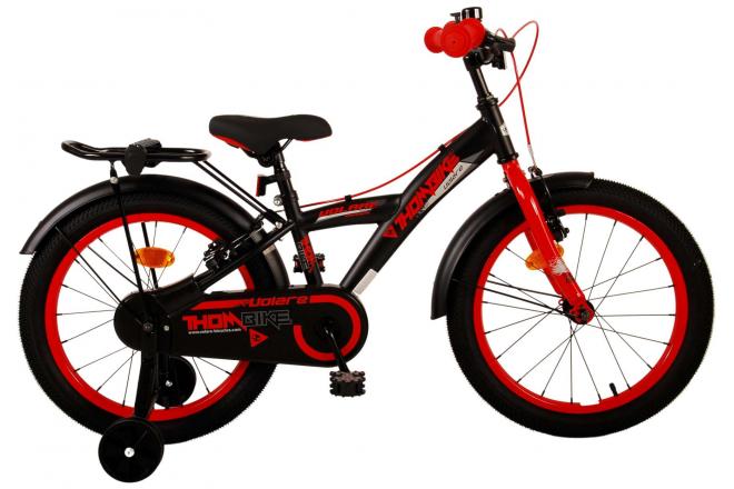 Volare Thombike Children's Bike Boys 18 pouces Black Red Two Hand freins