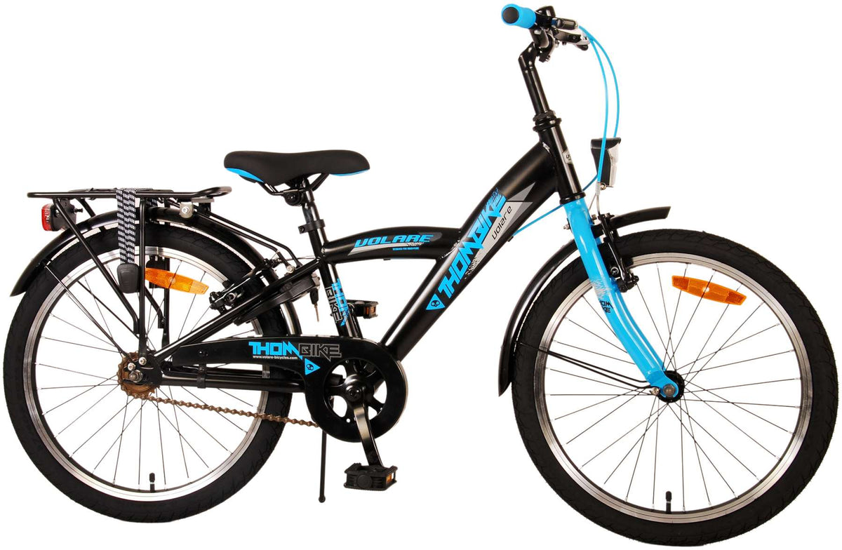 Volare Thombike Children's Bike - Boys - 20 pouces - Bleu noir - Freins à deux mains
