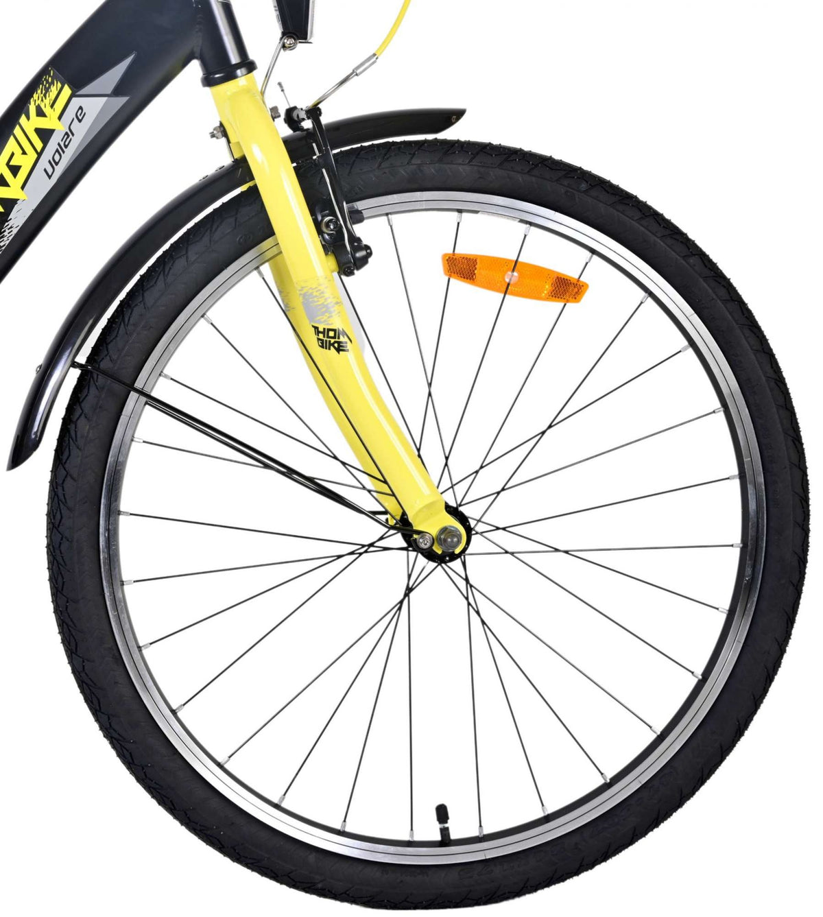 Volare Thombike Children's Bike - Boys - 24 pouces - Jaune noir