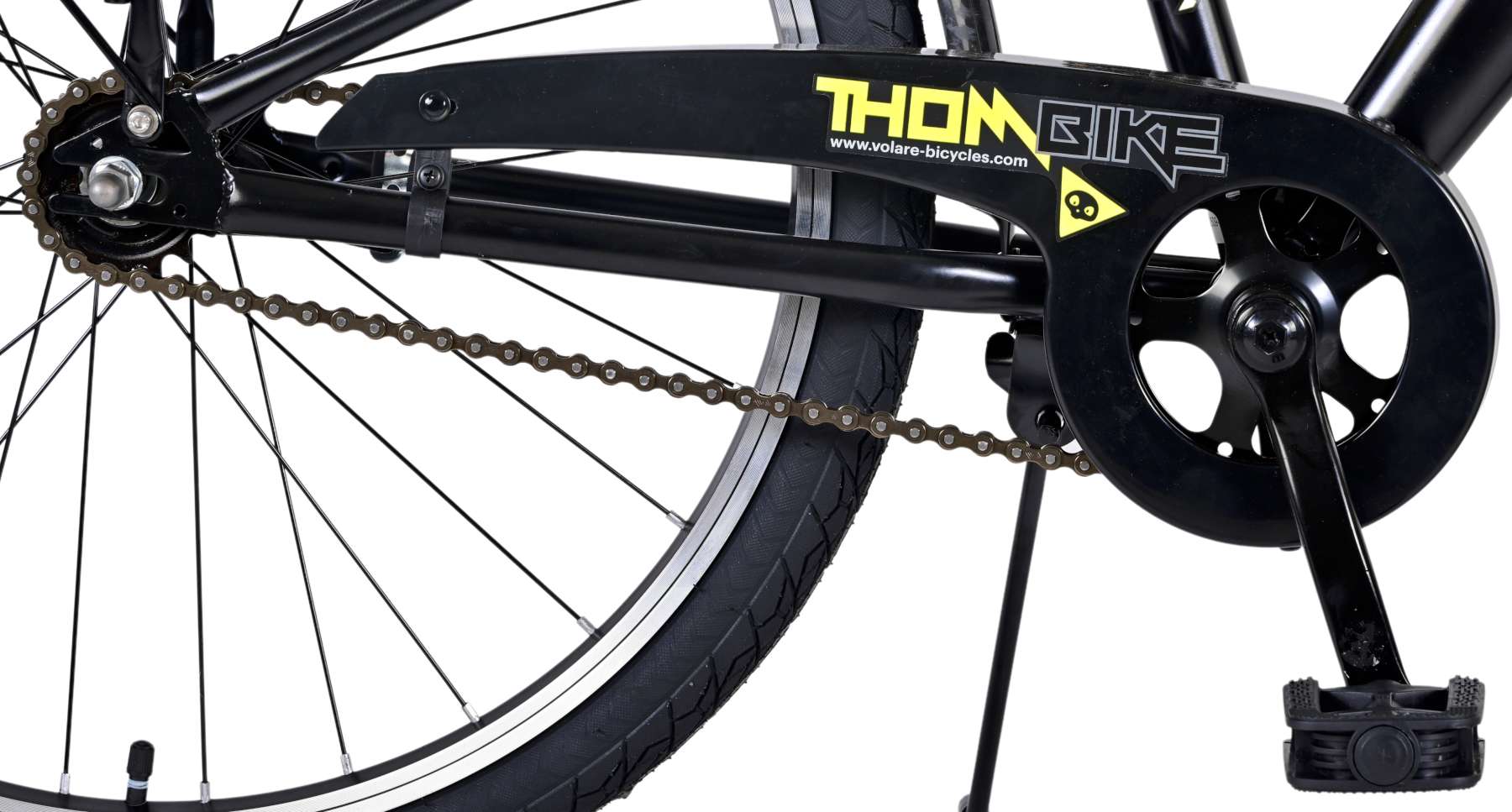 Volare Thombike Children's Bike - Boys - 24 pouces - Jaune noir