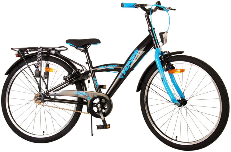 Volare Thombike Children's Bike Boys 24 pouces Black Blue Two Hand freins