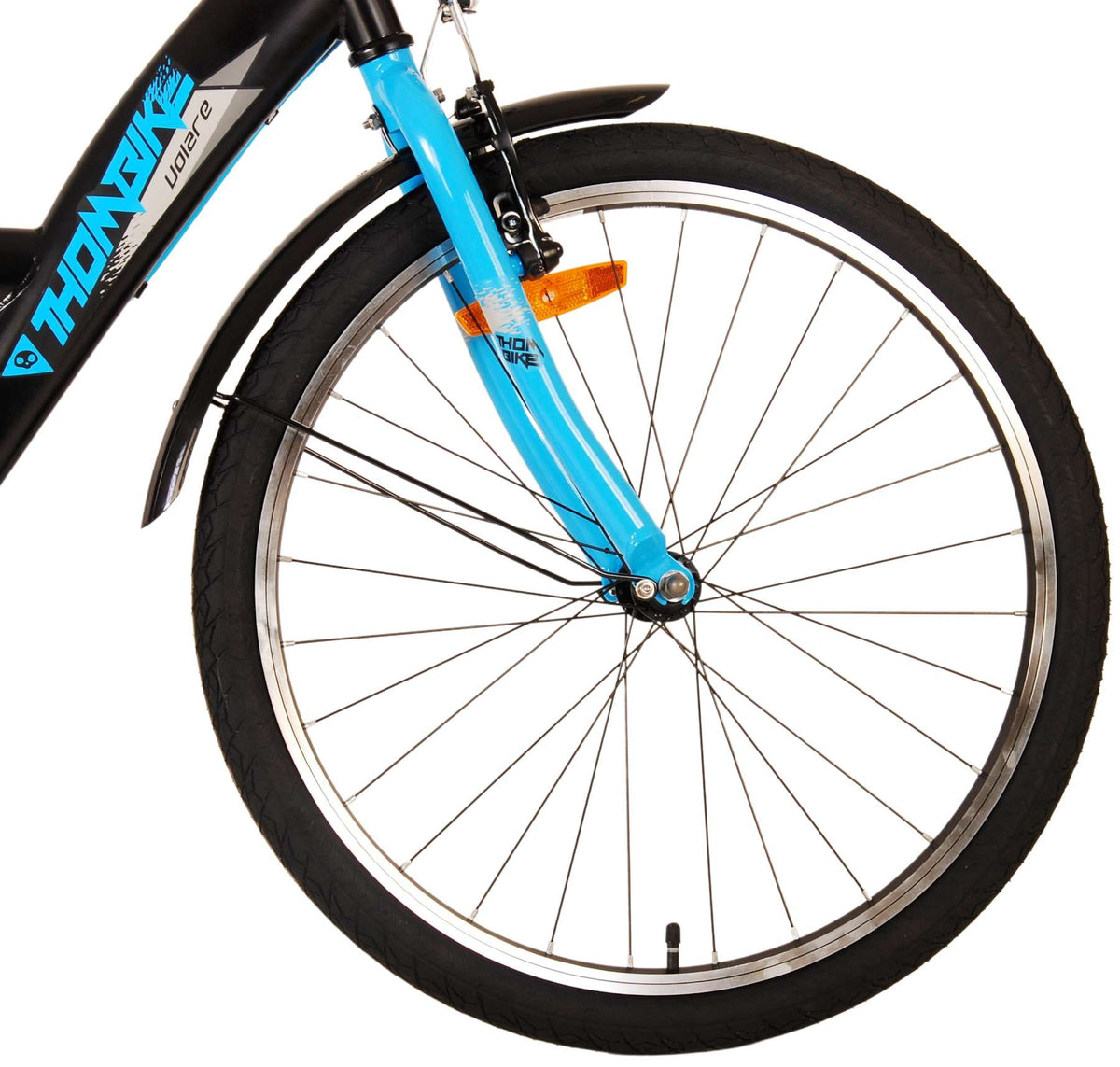 Volare Thombike Children's Bike Boys 24 pouces Black Blue Two Hand freins