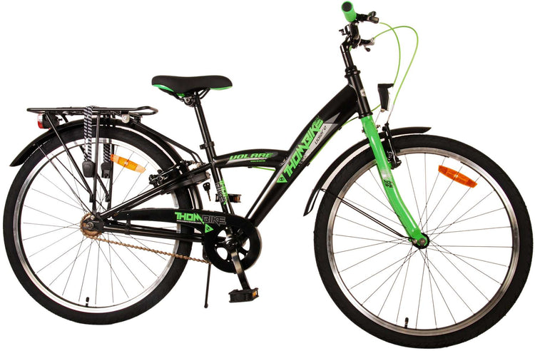 Volare Thombike Children's Bike - Boys - 24 pouces - Black Green - deux freins à main