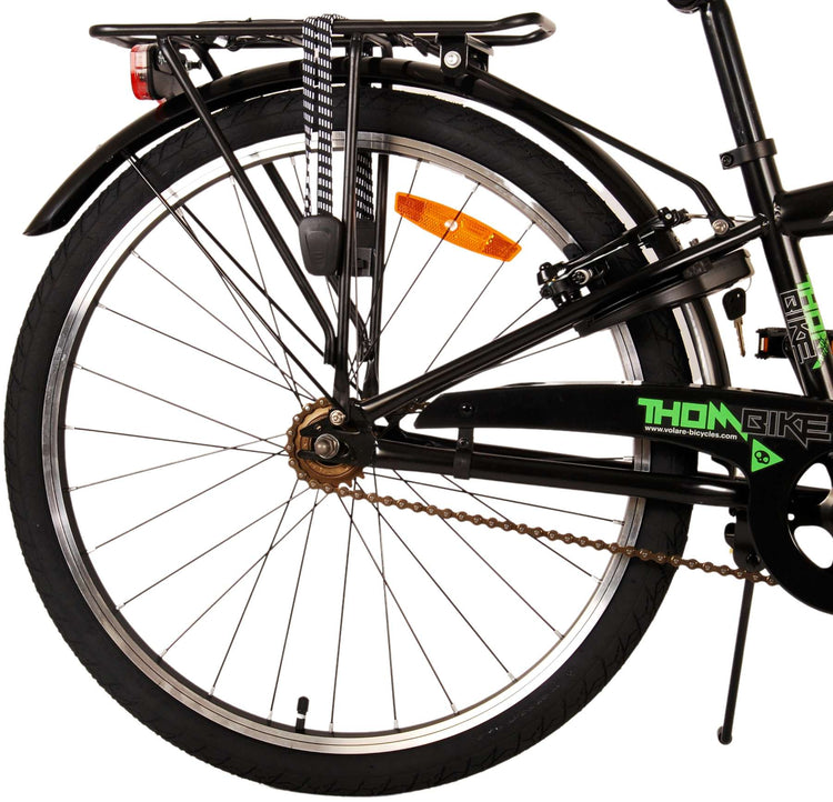 Volare Thombike Children's Bike - Boys - 24 pouces - Black Green - deux freins à main