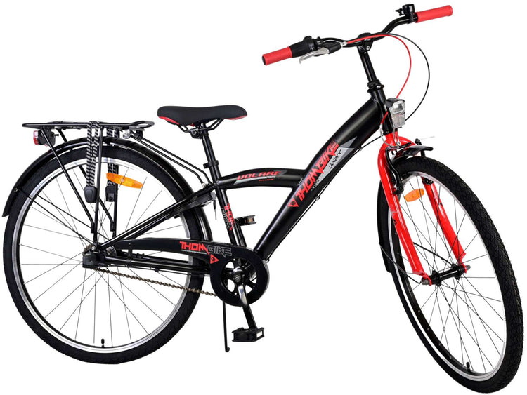 Volare Thombike Children's Bicycle - Boys - 26 pouces - Black Red - 3 engrenages