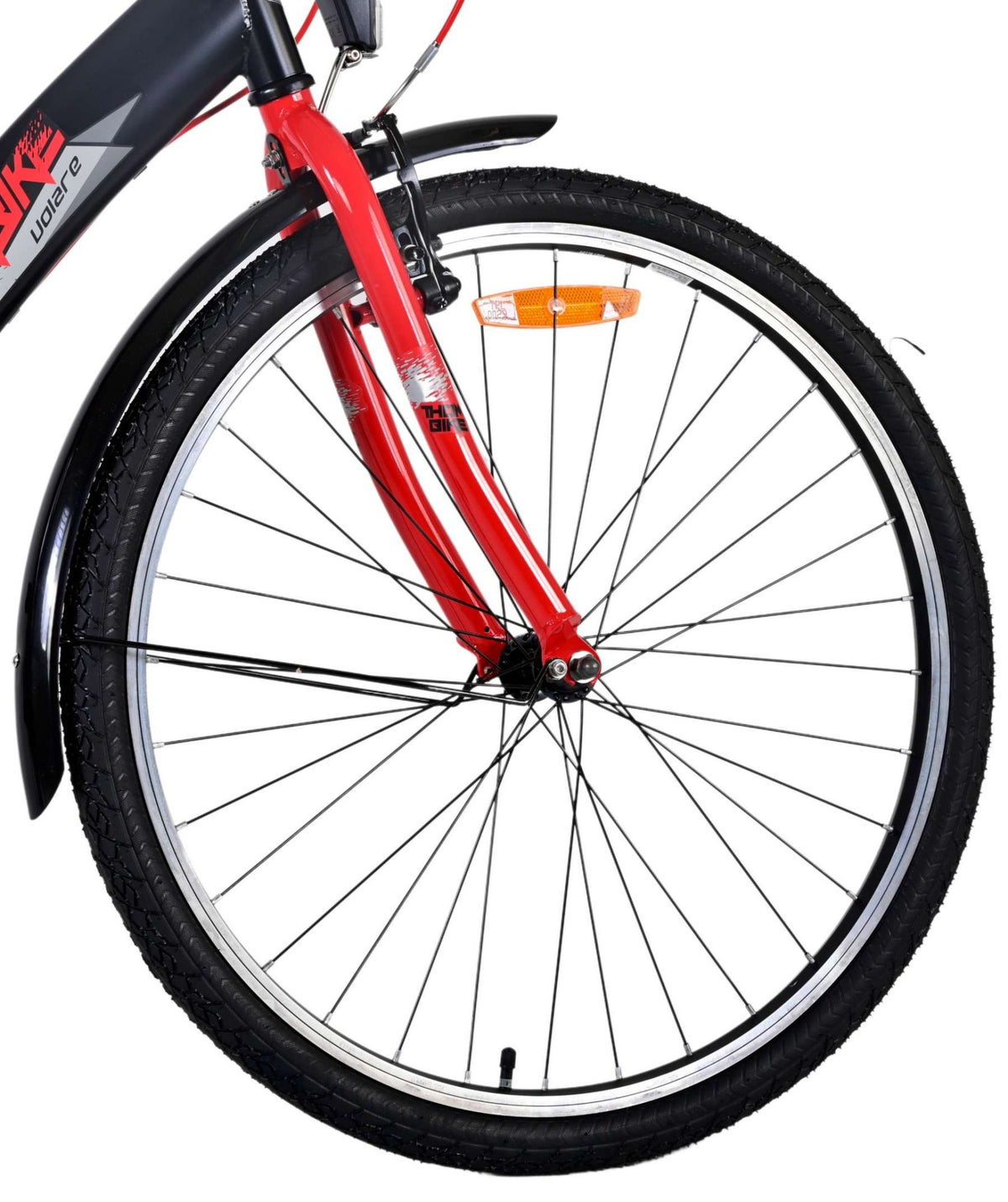 Volare Thombike Children's Bike - Boys - 26 pouces - Black Red - deux freins à main