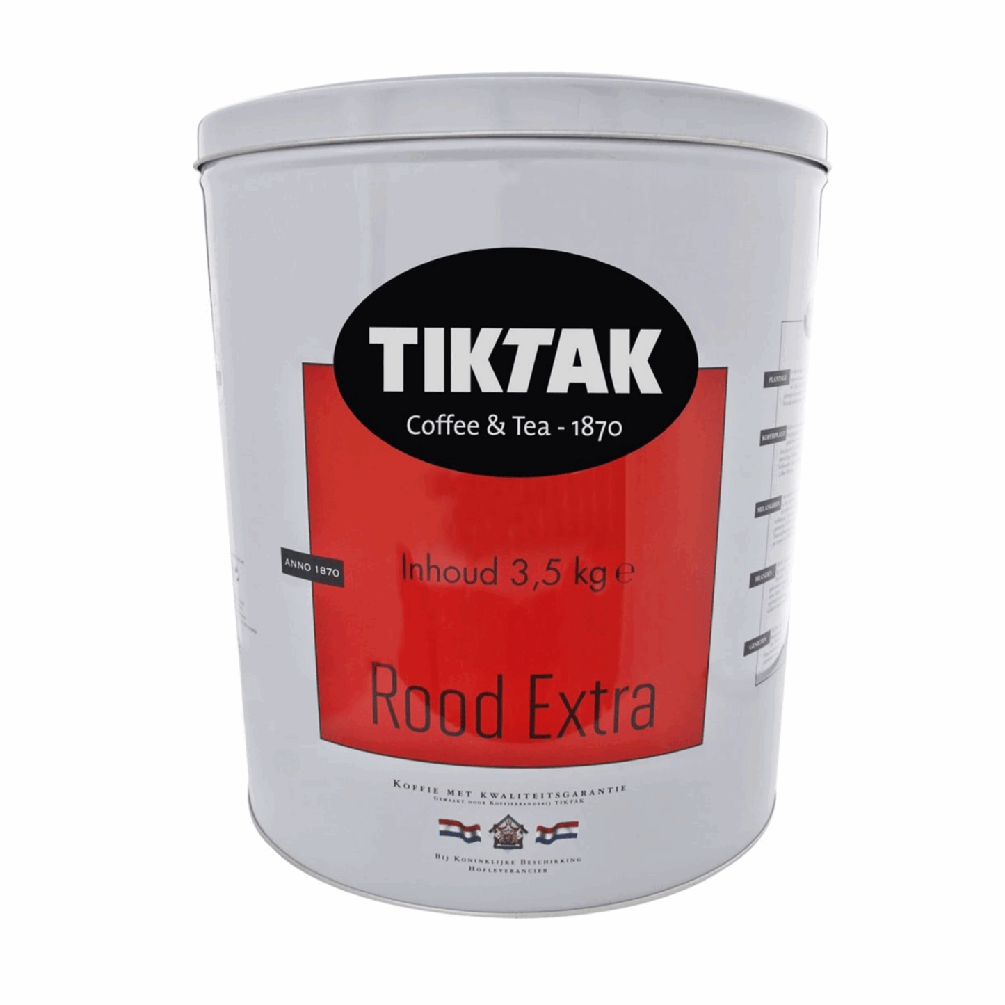 Filtre rapide rouge café Tick Tock (3,5kg)