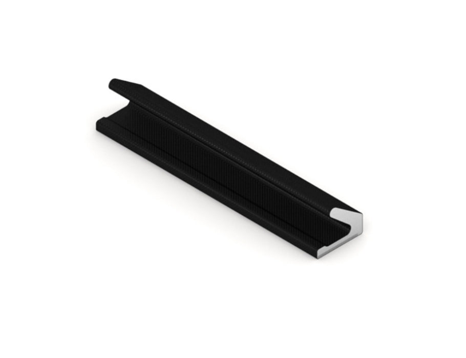 SCHLEGEL - QLON BROUPE STRIP - Self-Adhesive - Black - 15 x 12 mm - 25 m