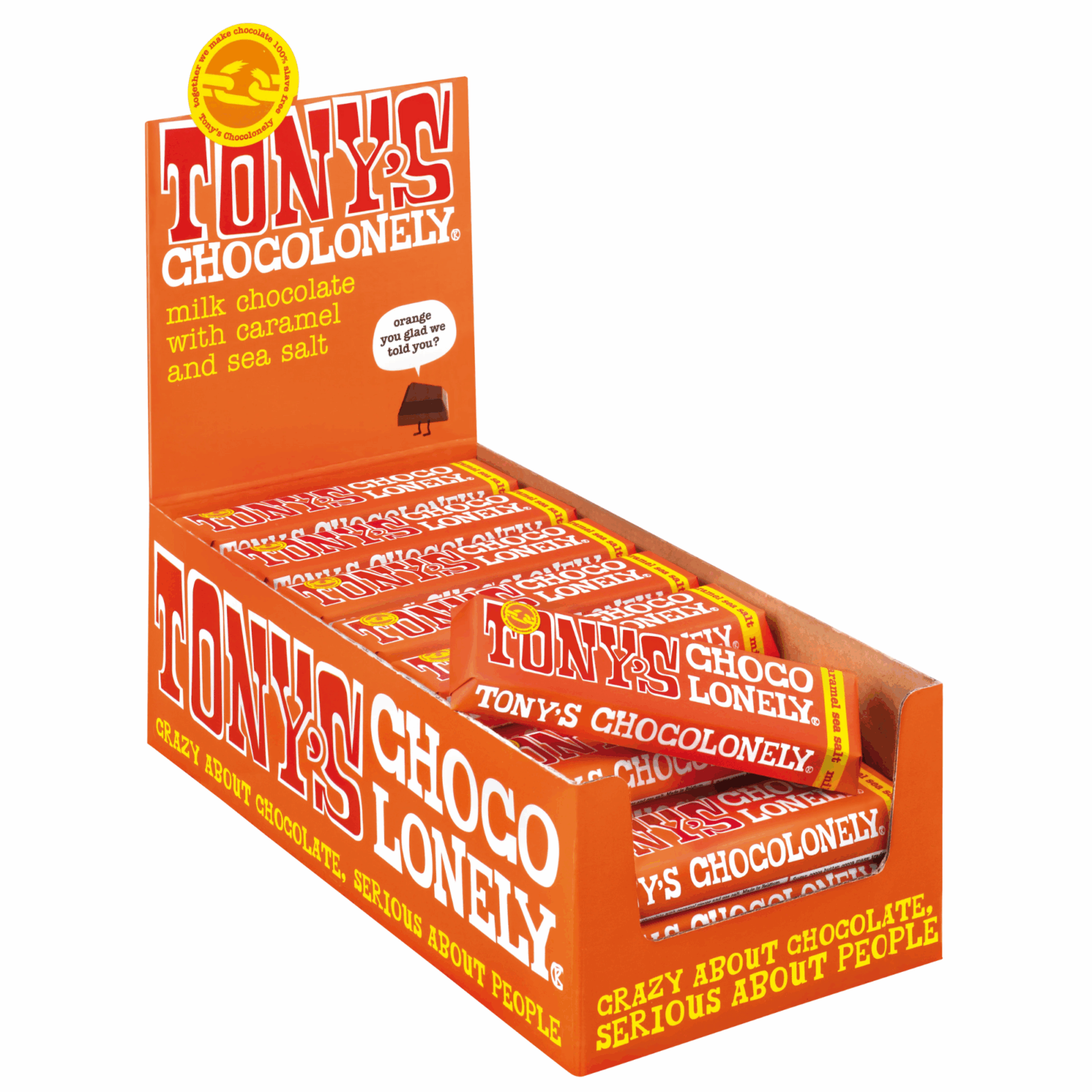 Sel marin chocolatély caramel Tony's (35x 47gr)