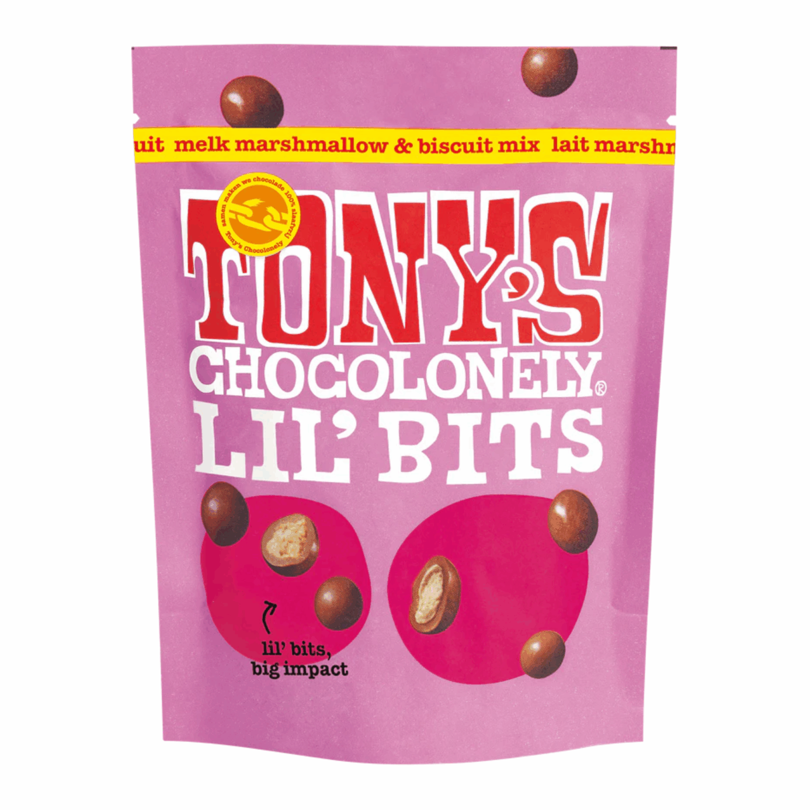 Tony's chocolately lil' bits biscuit guimauve au lait (8x 150gr)