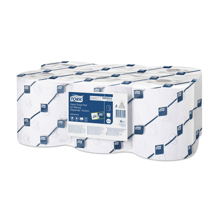 Rouleau de serviettes Tork h12 enmotion 2 plis 19,5 cm (6 pièces)