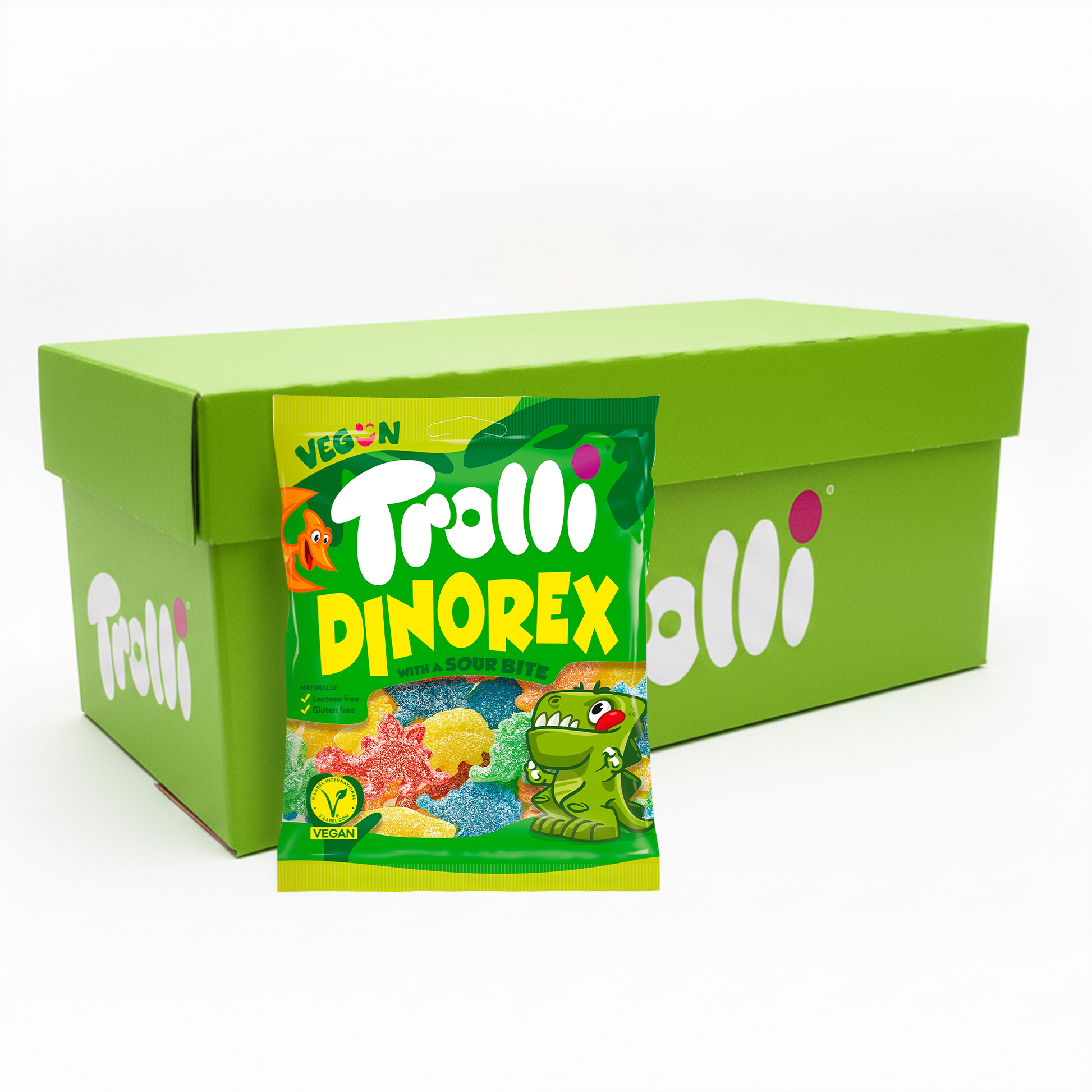 Trolli dino rex sachet végétarien (18x 200g)