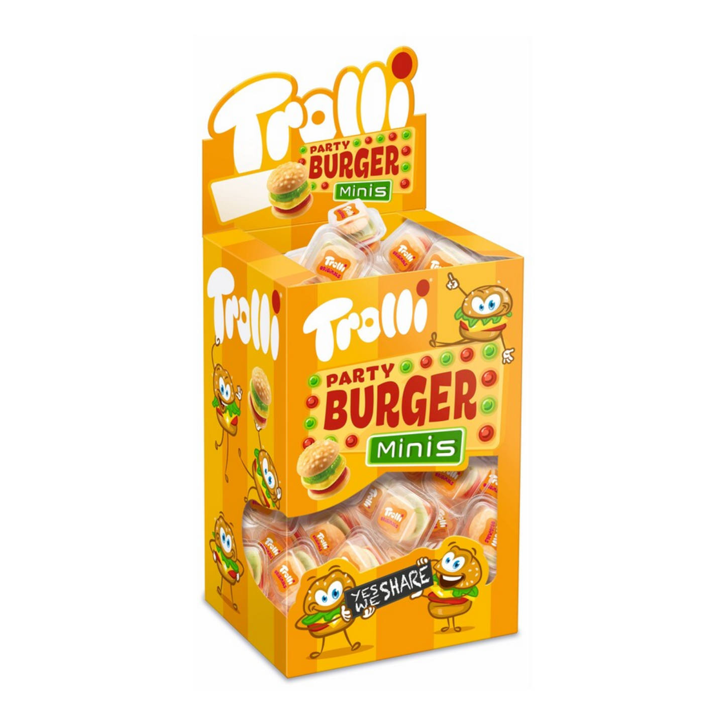 Mini burger Trolli (80 pièces)