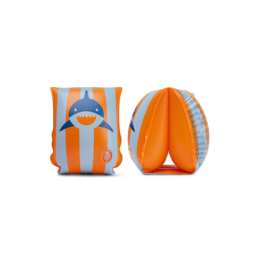 Requin tropical | Bandes de natation bleu orange 2 à 6 ans