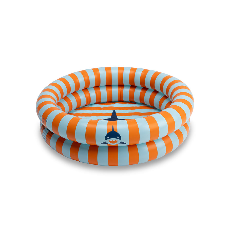 Requin tropique | Piscine bleu orange Ø 60 cm