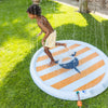 Requin tropical | Mat de jeu d'eau multicolore Ø 150 cm