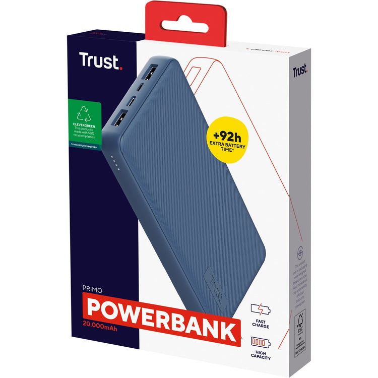Trust Primo 20 000 MAH Eco Powerbank