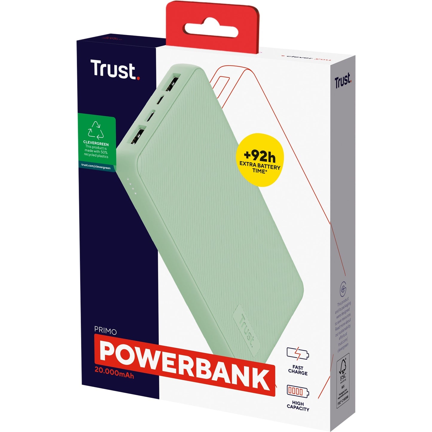Trust Primo 20 000 MAH Eco Powerbank