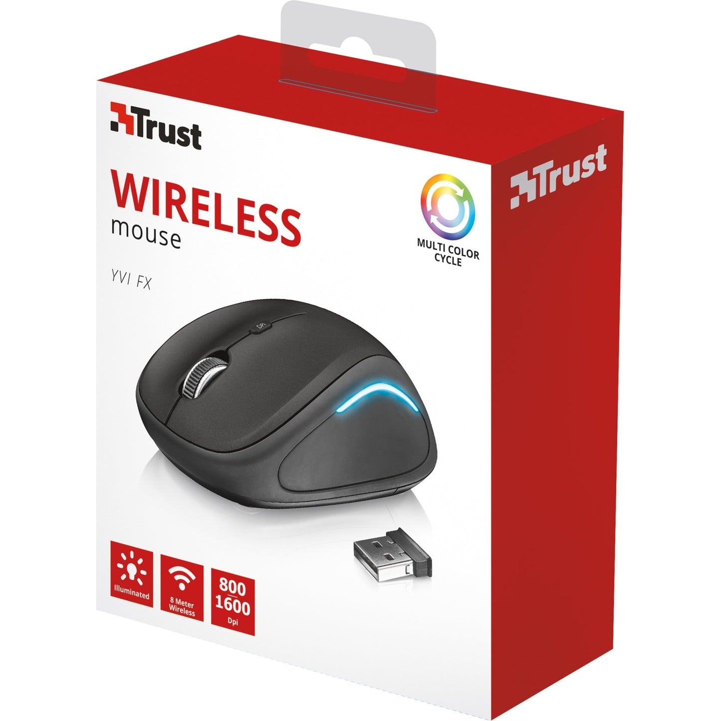 Faites confiance à la souris sans fil Yvi FX