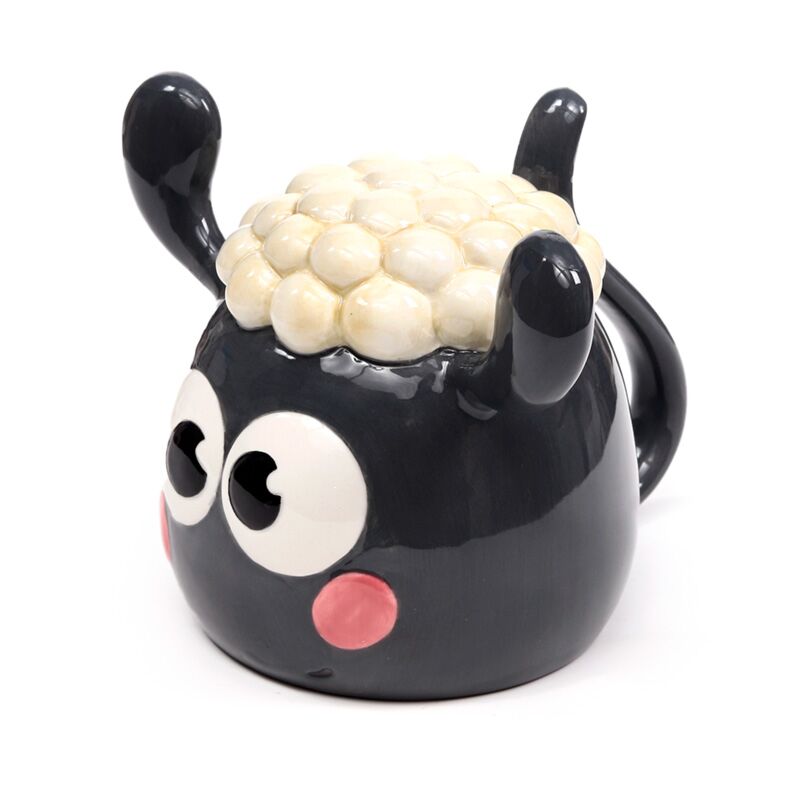 Kawaii mignon shaun le mouton tasse à l’envers