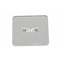 Porte-plaque d'immatriculation Colde de cyclomoteur couché blanc