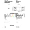 Union Kogellager CB-311 697 LLB 7X17X5 Céramique
