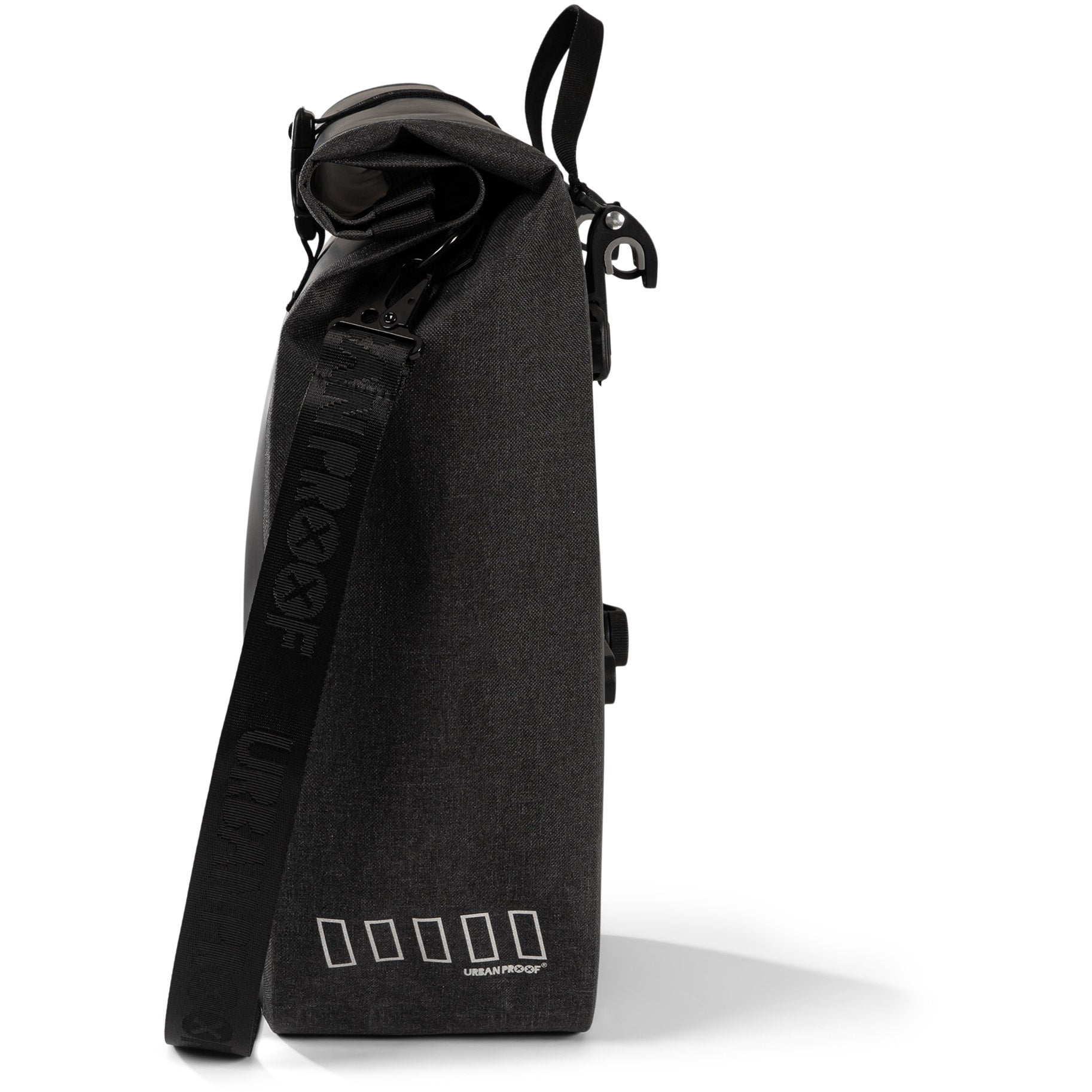 Urbanproof sac urban proof single district 20l noir recyclé