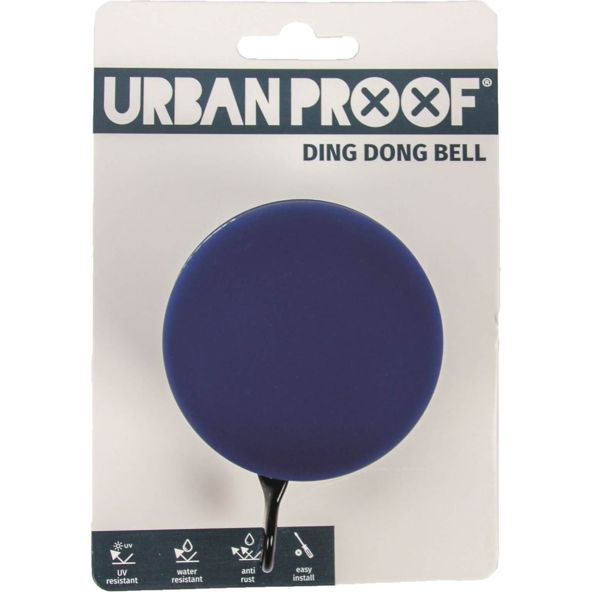 Sonnette Urban Proof Ding Dong 60mm bleu vert mat