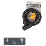 Verrou en spirale à l'épreuve urbaine 12 mm * 150 cm noir - afbeelding 5