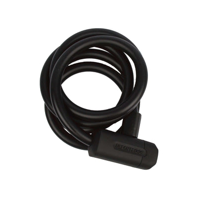 Verrou en spirale à l'épreuve urbaine 12 mm * 150 cm noir