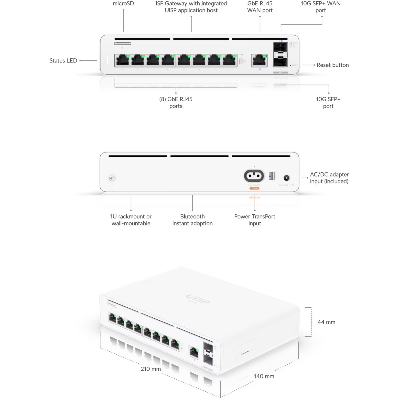 Console Ubiquiti Uisp