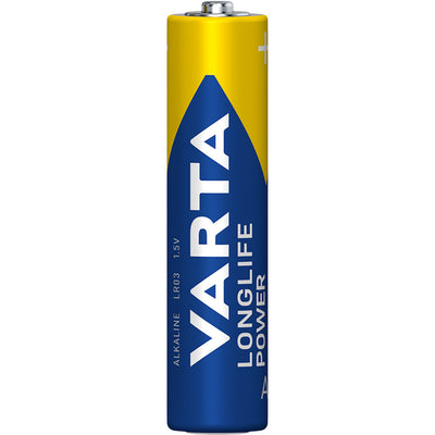 VARTA AAA LR03 Mini Penlite alcaline par 4 pièces sur la carte