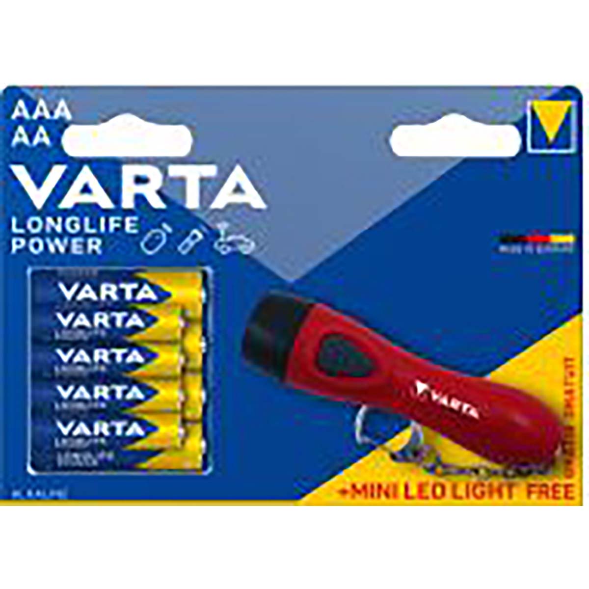 Batt VA LR6 LR03 4 AA + 4 AAA M MINI LEIL LED