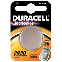 Lithium CR2430 3V sur la blister