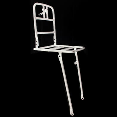 Support avant 28 aluminium blanc