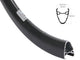 Ryde Rim 28 pouces 622 Dutch 19 Black 32 trous