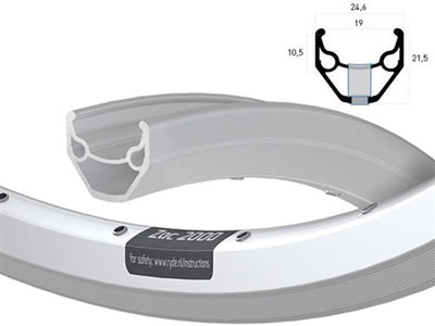 Ryde Velg 28 pouces 622 ZAC2000 Côté aiguisé 36 Bus double