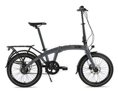 Ugo vélo pliant Ultimate Belt i8 Cool Grey