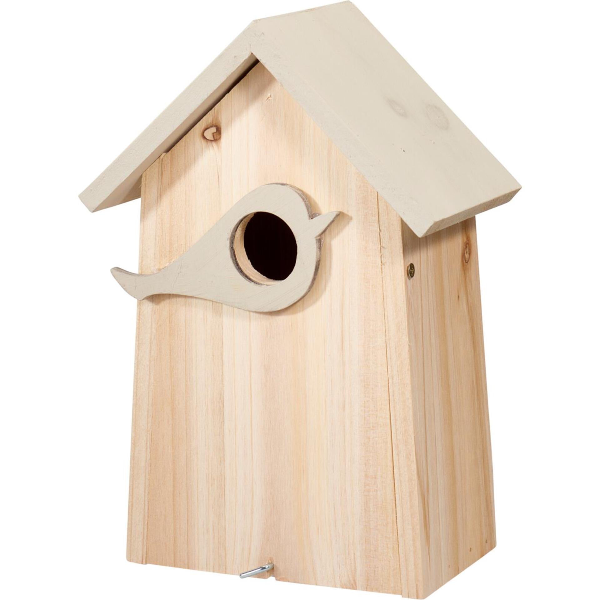 Nichoir de jardin Pro en bois 16x10x23cm