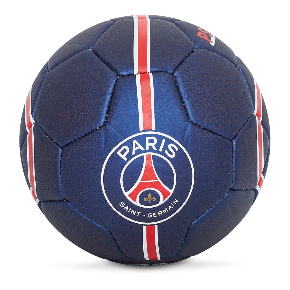 Ballon de football Paris Saint-Germain bleu métallisé taille 5 (p24189)