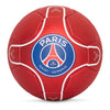 Ballon de football Paris Saint-Germain rouge métallisé taille 5 (p24191)
