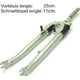 fourche avant 28 inch hybrid 1 inch silver