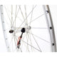 Roue avant roland 28 pouces de course argent panne