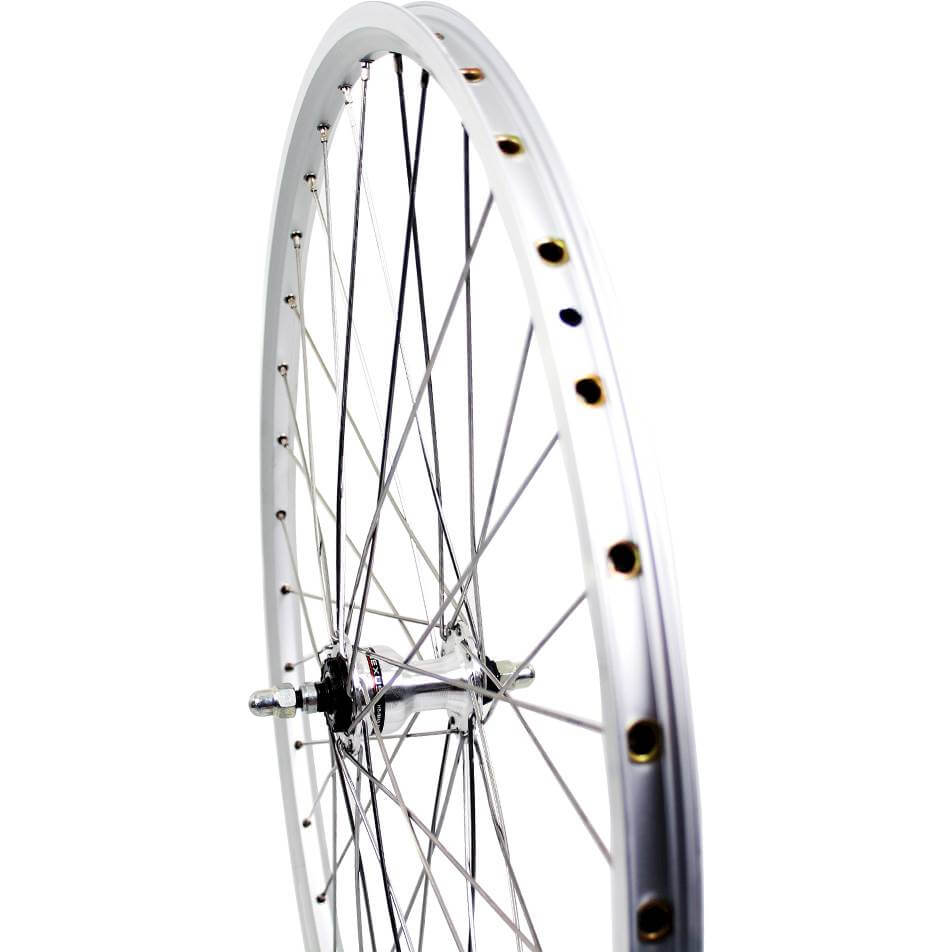 Roue avant Roland 28 HB-IM40 RB ZAC2000 en acier inoxydable en argent SPK