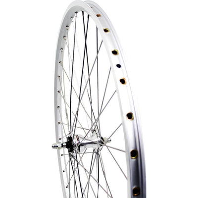 Roue avant Roland 28 HB-IM40 RB ZAC2000 en acier inoxydable en argent SPK