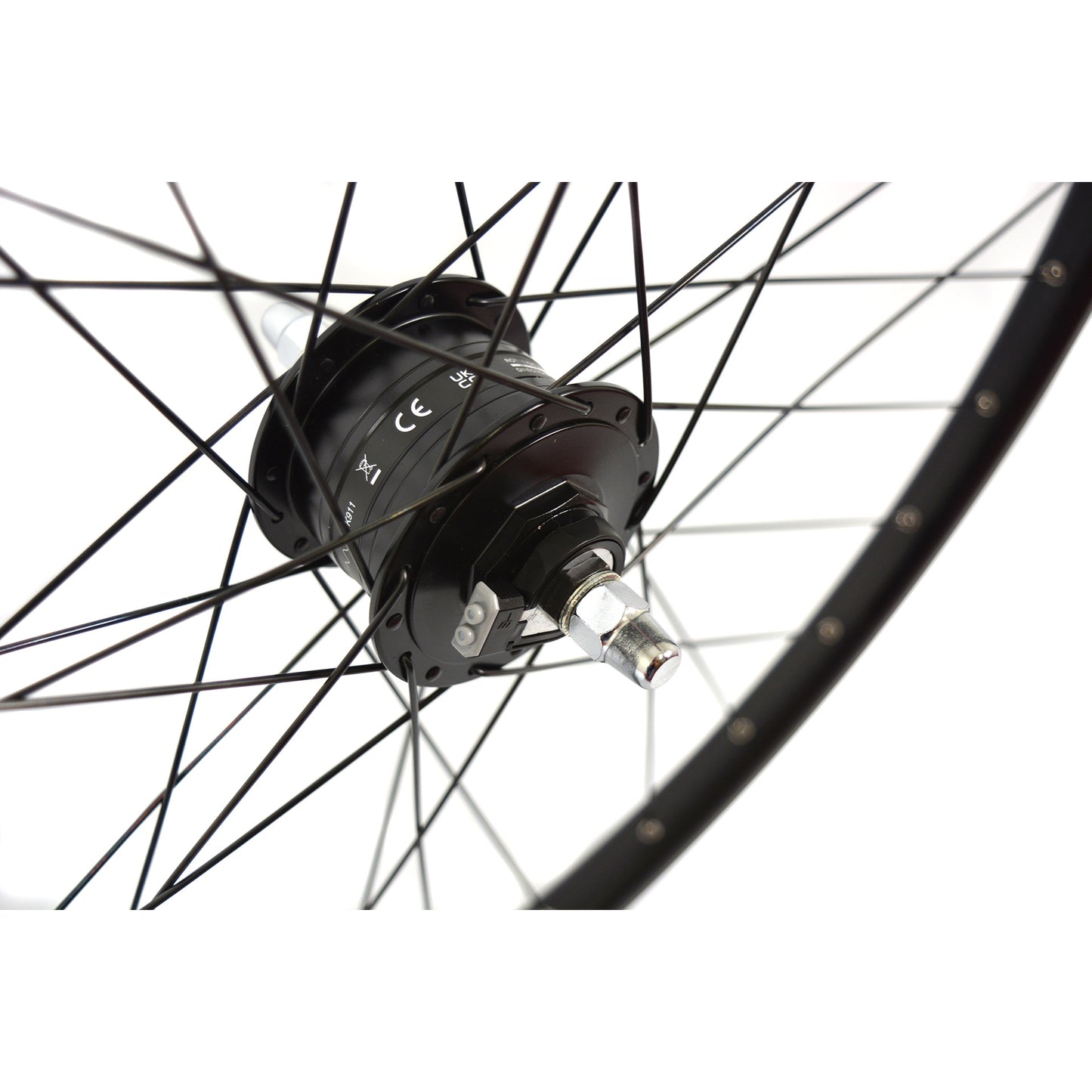 Shimano Roue avant Shimano Dyn. Verrouillage du centre de disque 28 ZW.