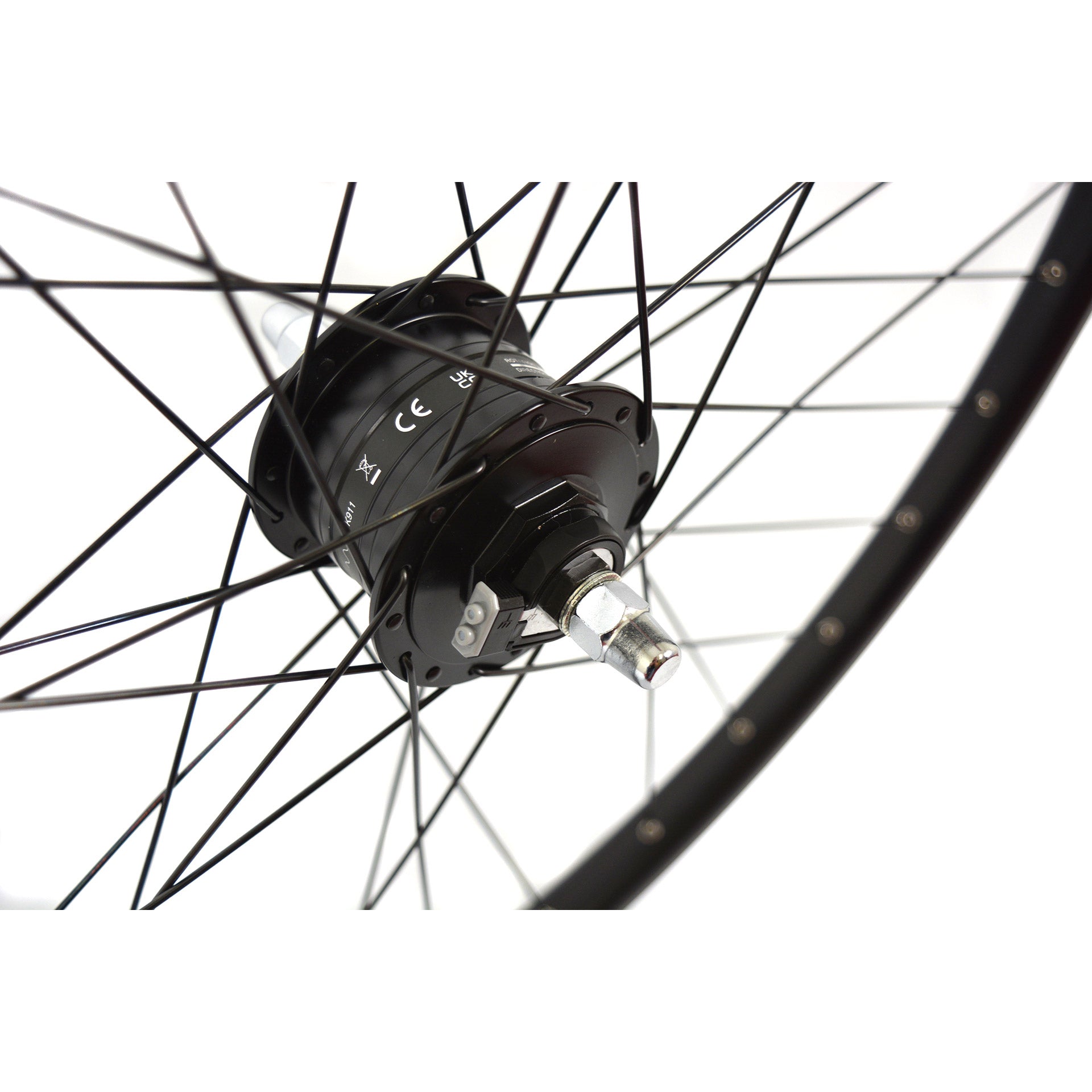 Shimano Roue avant Shimano Dyn. Verrouillage du centre de disque 28 ZW.
