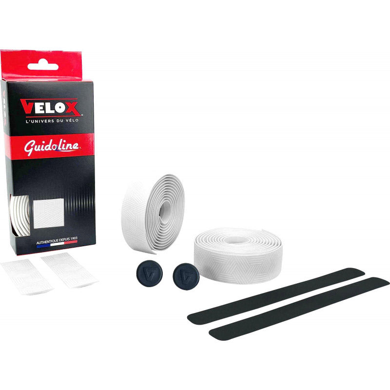 Grip de guidon velox 2,5 blanc (2e)