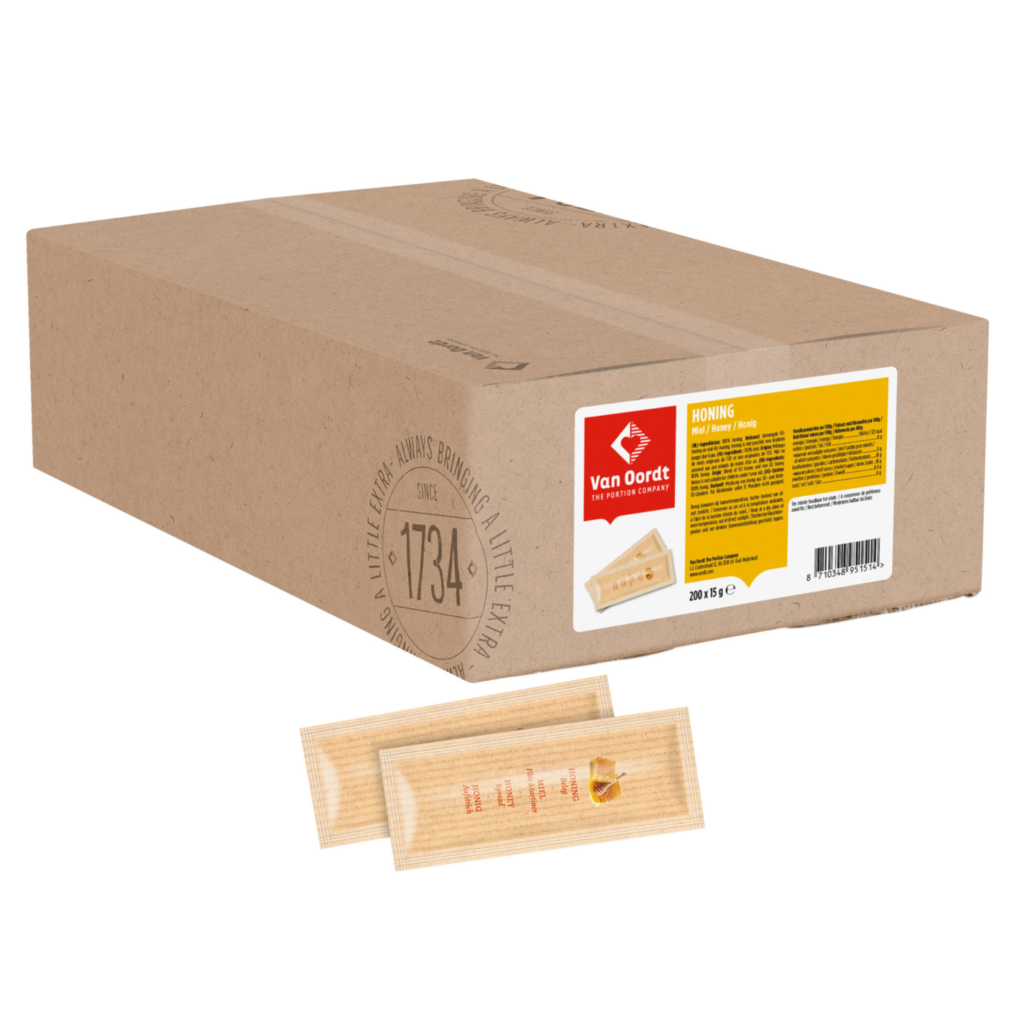 Sachet de miel Van oordt (200x 15g)