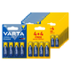 Varta puissance longue durée aa 4 + 4 (20 pièces)